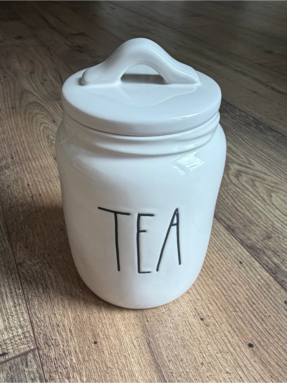 Rae Dunn Ceramic TEA Canister